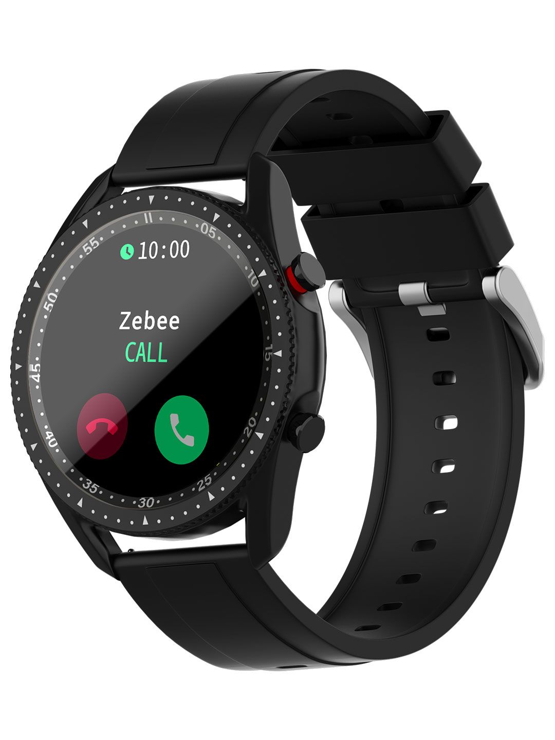 Zebronics Black FIT4220CH Smart Watch Price in India