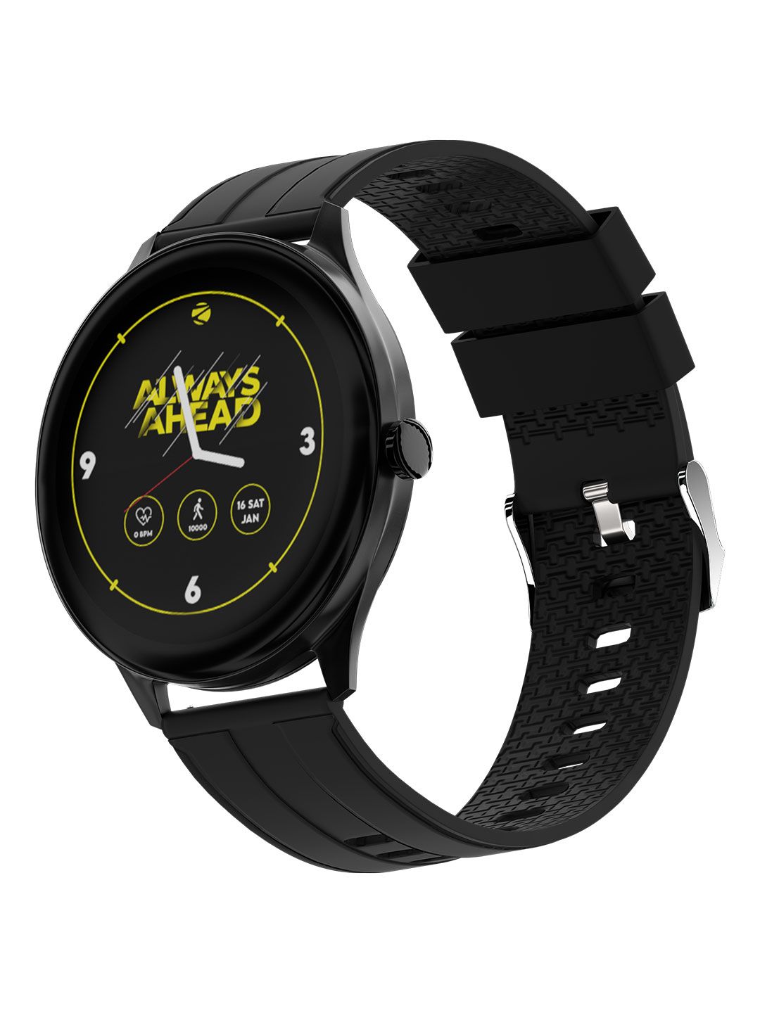 ZEBRONICS Black FIT2220CH Smart Watch Price in India
