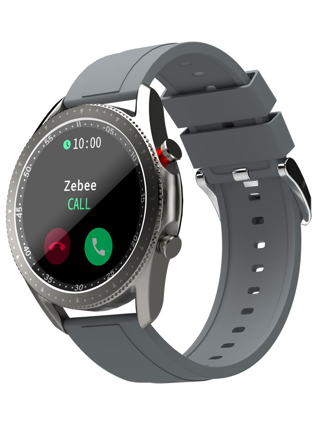 Zebronics Grey FIT4220CH Smart Watch Price in India