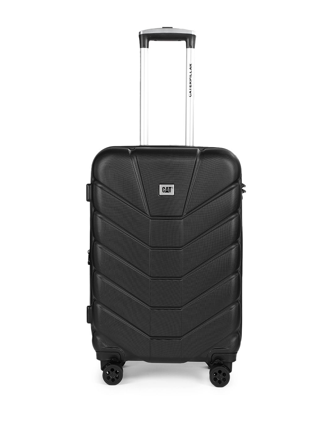 CAT Black Solid 71 L Check-In trolley Price in India