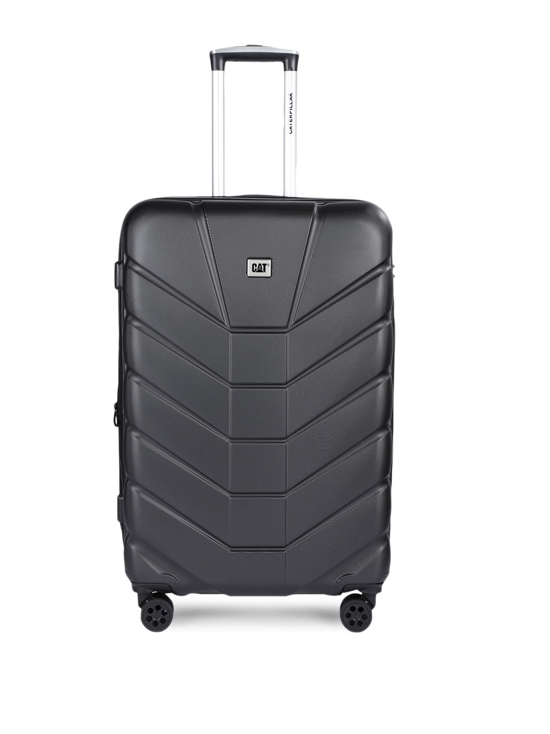 CAT Unisex Black Solid 105 L Check-In trolley Price in India