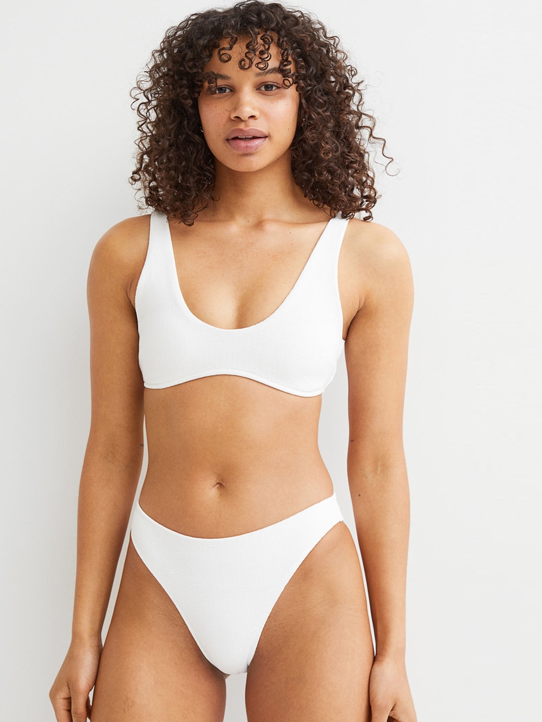 H&M Women White Bikini Bottoms Price in India