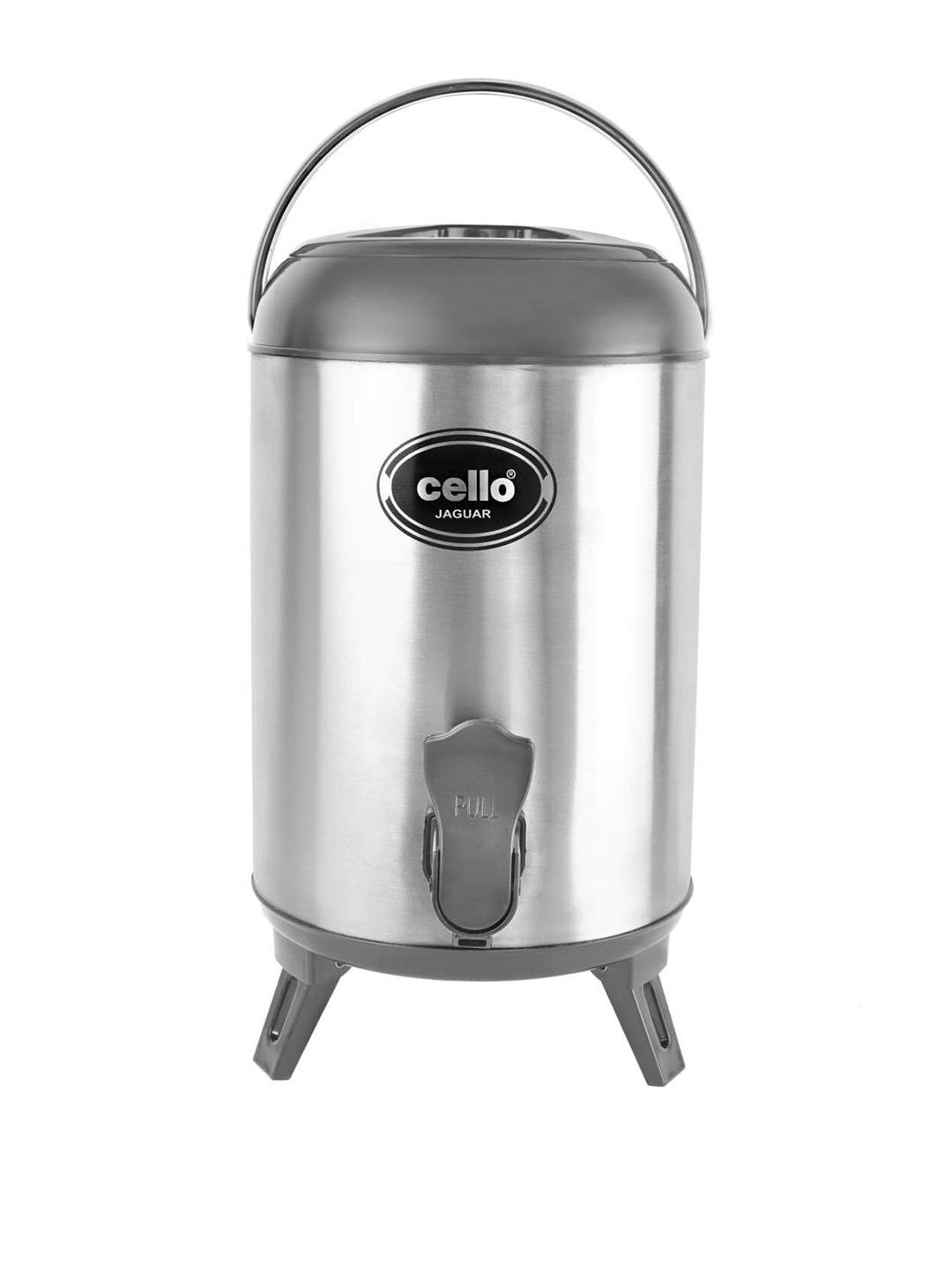 Cello Silver-Toned & Grey Solid Stainless Steel Water Jug Price in India