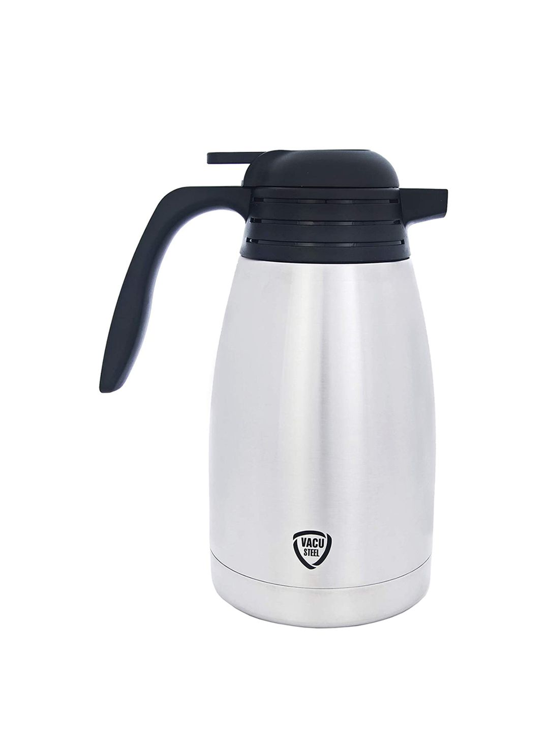 Cello Black Solid Stainless Steel Vaccum Flask 1000 Ml Price in India