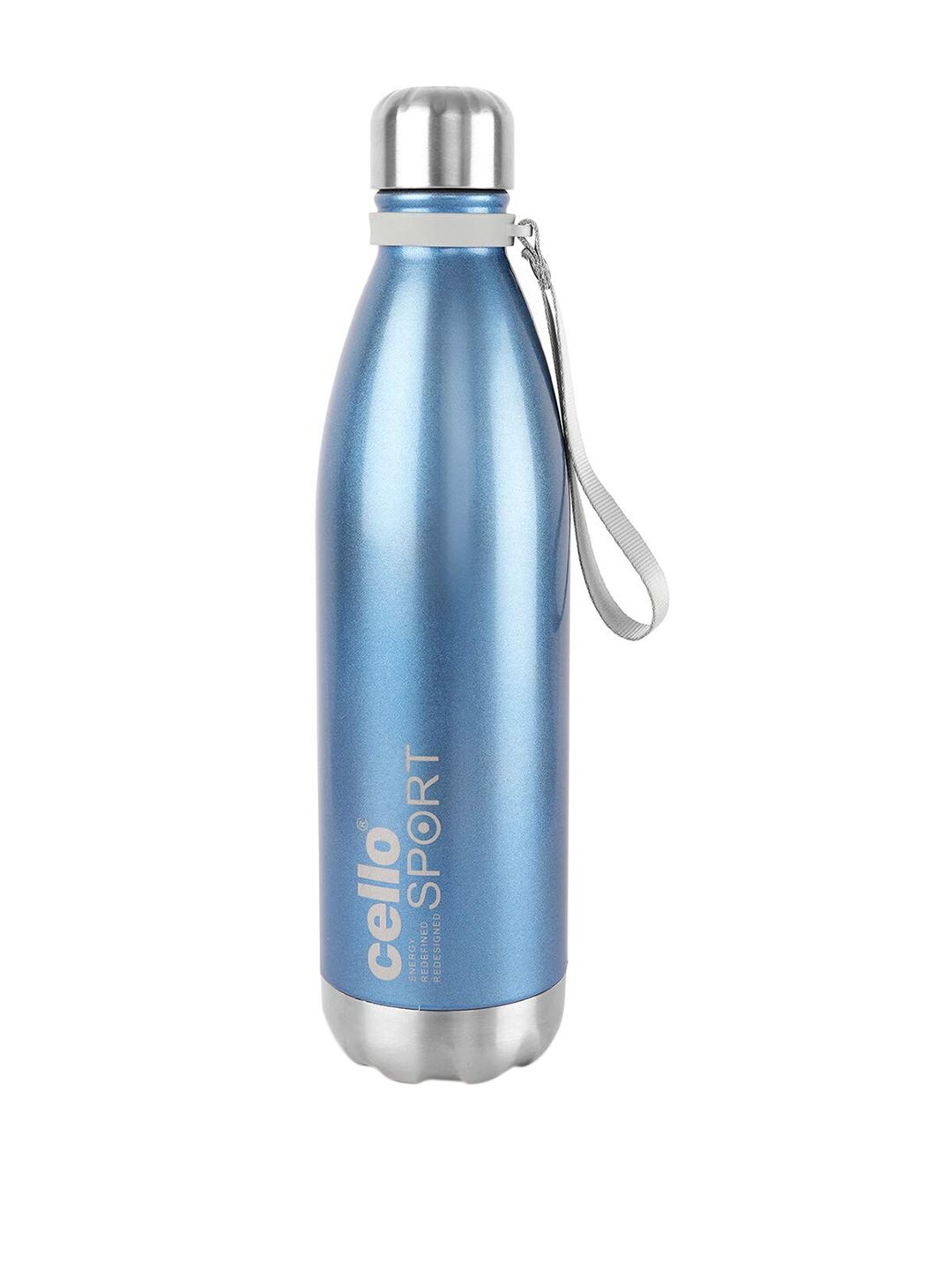 Cello Blue Solid Stainless Steel Flask 750 ML Price in India