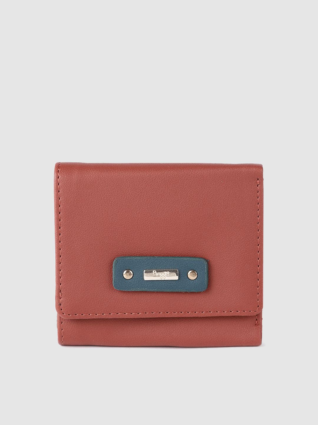 Baggit Women Maroon Three Fold Wallet Price in India