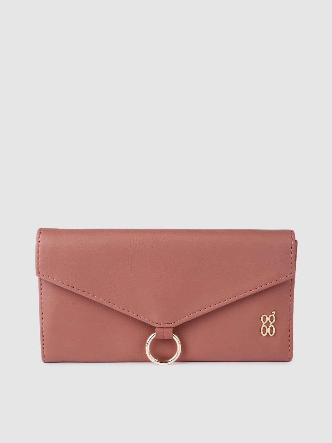 Baggit Women Pink Solid Envelope Price in India