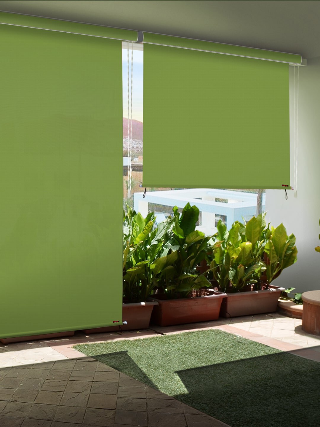 Hippo Green Room Darkening Waterproof Window Blinds Price in India