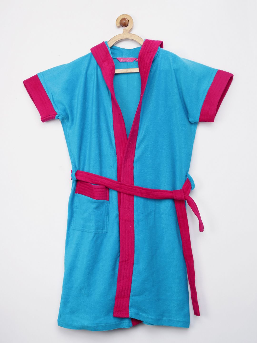 Sand Dune Girls Blue & Pink Bath Robe