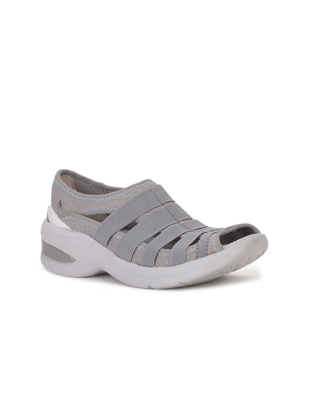 Naturalizer Women Grey Patent Leather Slip-On Sneakers Price in India