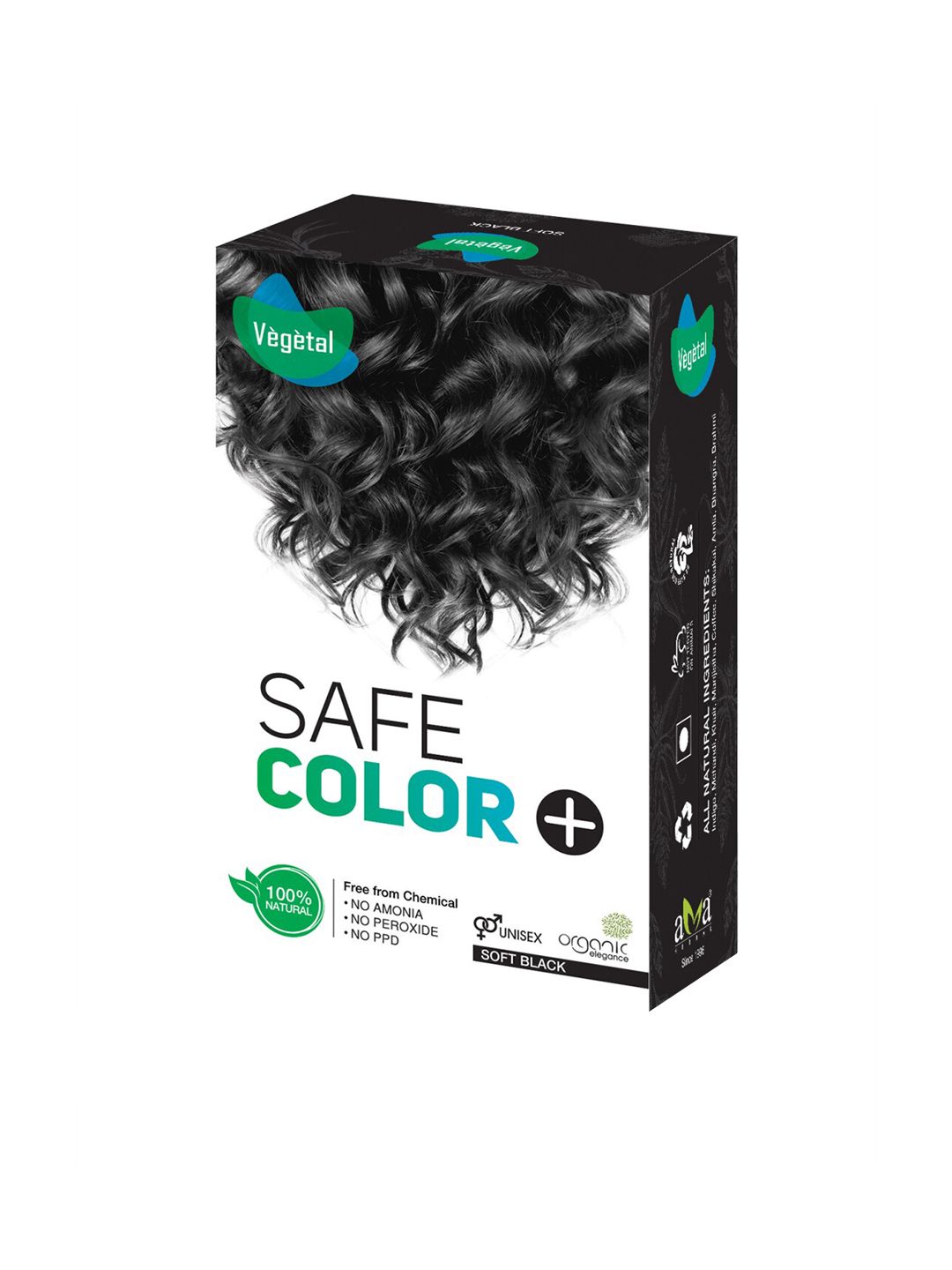 Vegetal Black Hair Safe Colour 100 gm Price in India