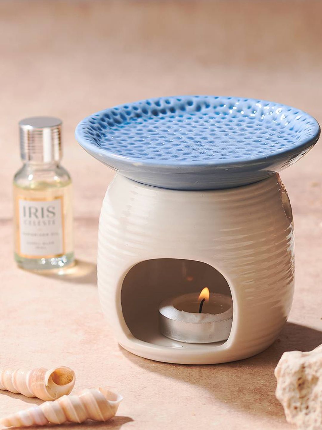 Iris Unisex Blue & White Celeste Home Fragrances Price in India