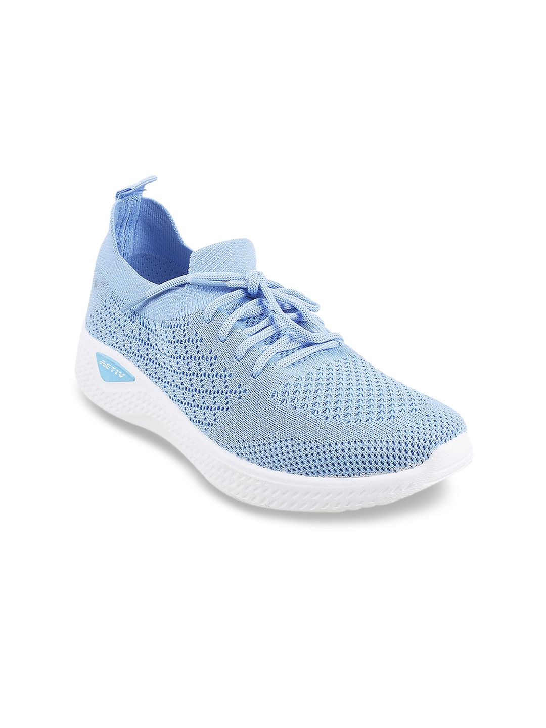 Metro Women Blue Woven Design Sneakers Price in India