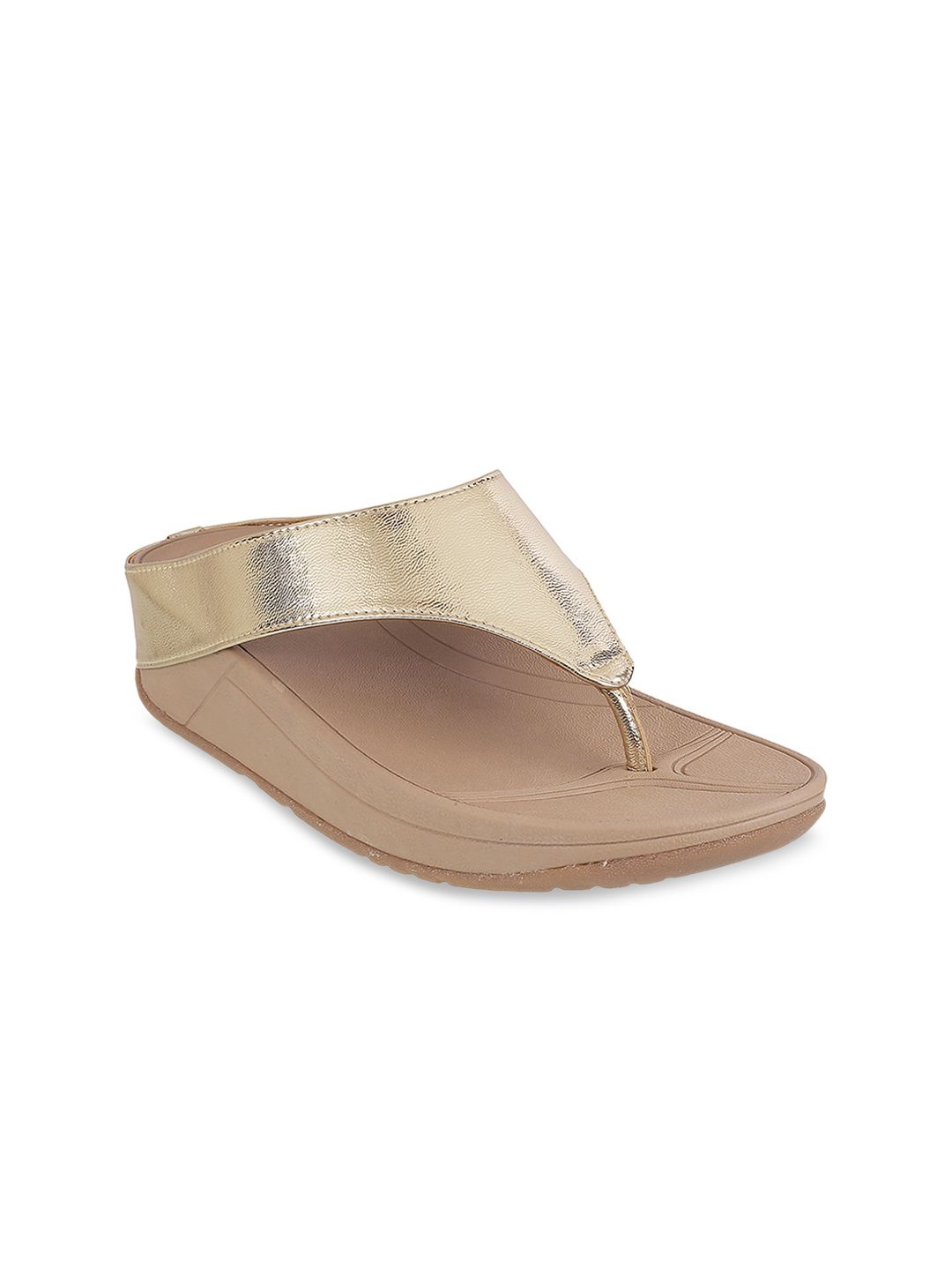 Metro Gold-Toned Comfort Sandals