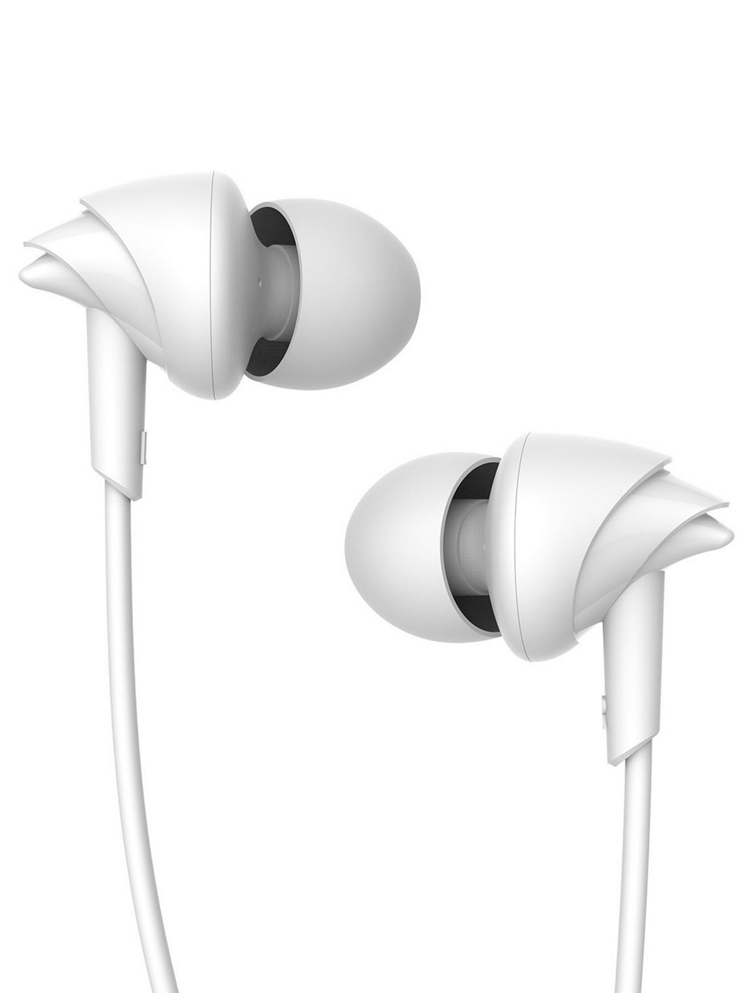 boAt BassHeads 100 M White Wired Earphones with Enhanced Bass Hawk-Inspired Design & Mic Price in India