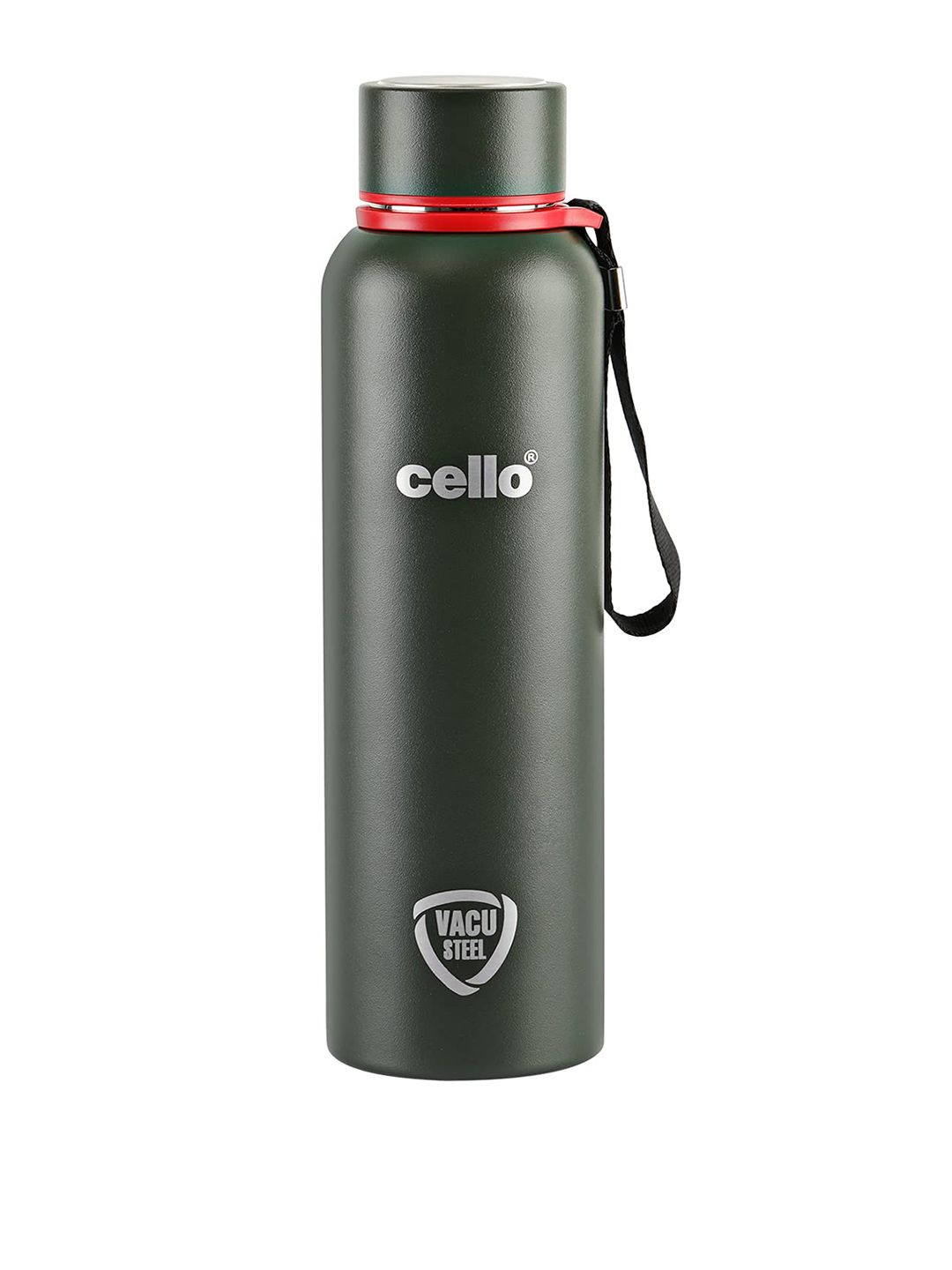 Cello Green Printed Duro Tuff Series- Kent Double Walled Stainless Steel Water Bottle 750 ml Price in India