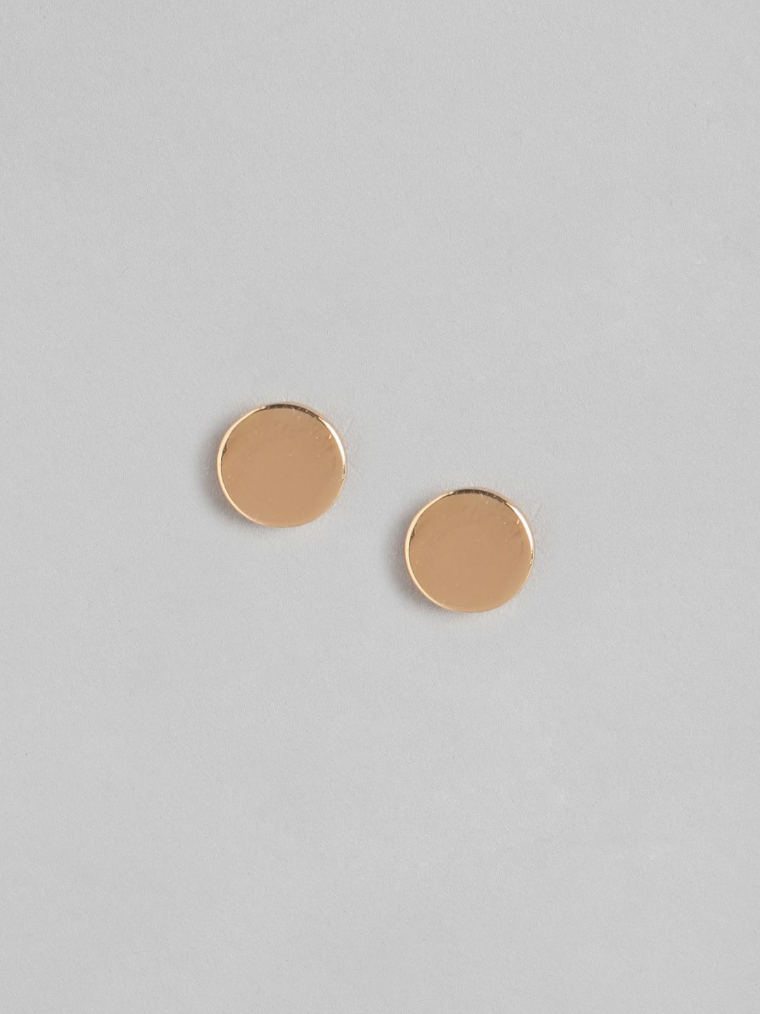 Forever New Gold-Plated Circular Studs Earrings Price in India