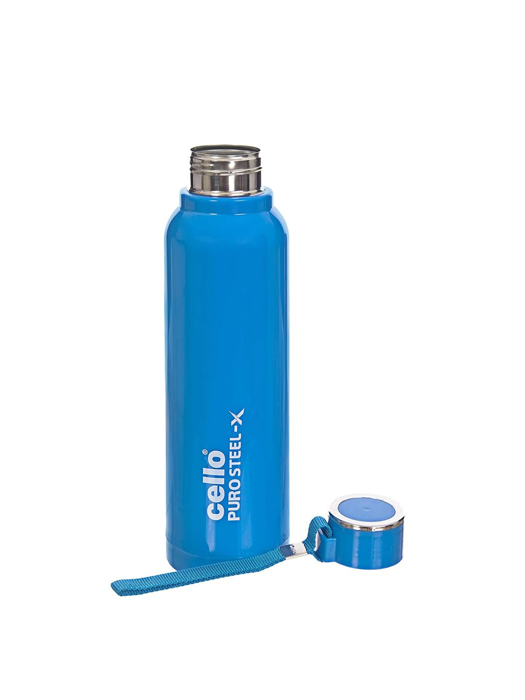 Cello Blue stainless steel water bottle 900ML Price in India