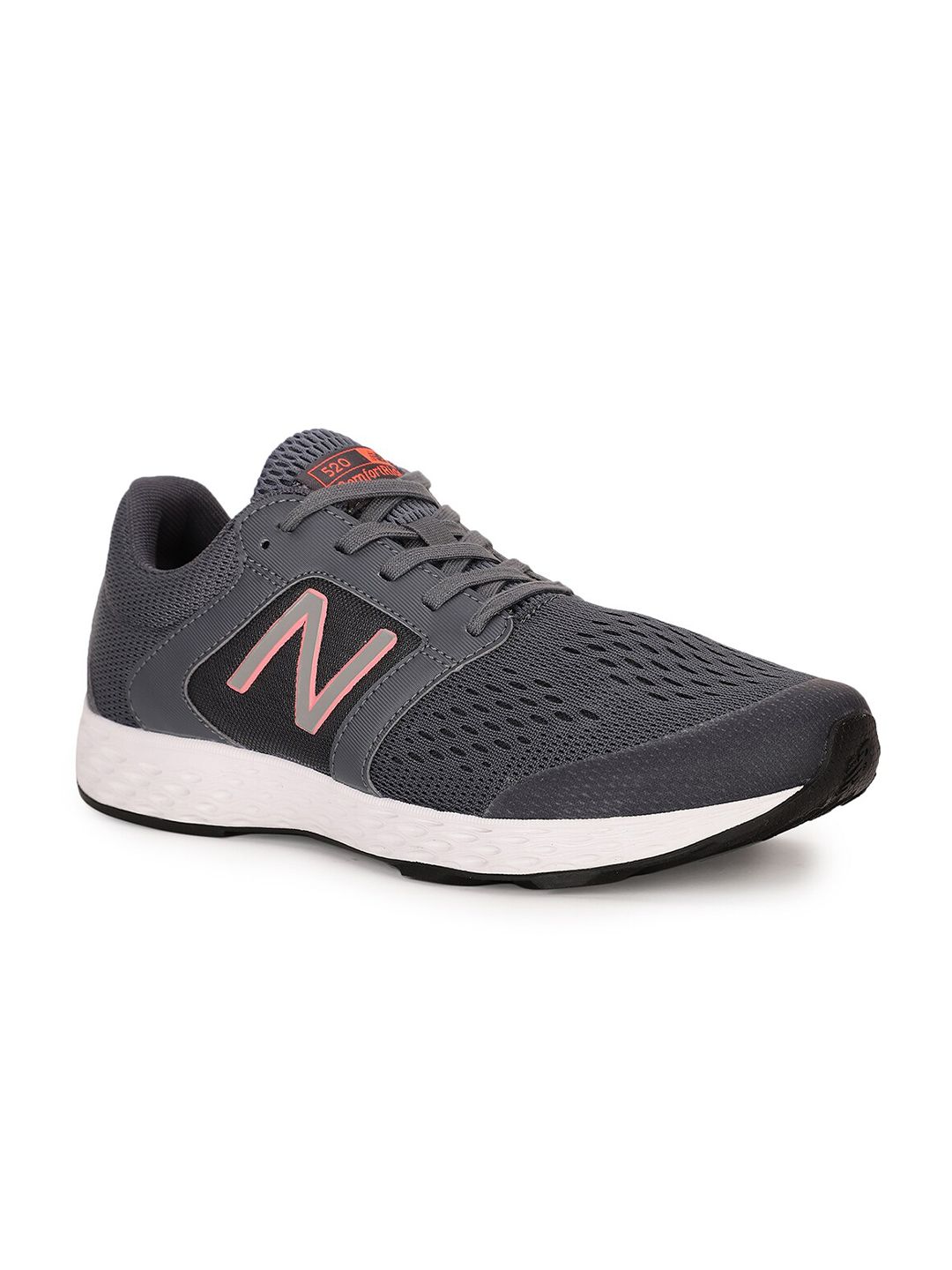 New Balance Women Grey Woven Design Running Shoes Price in India