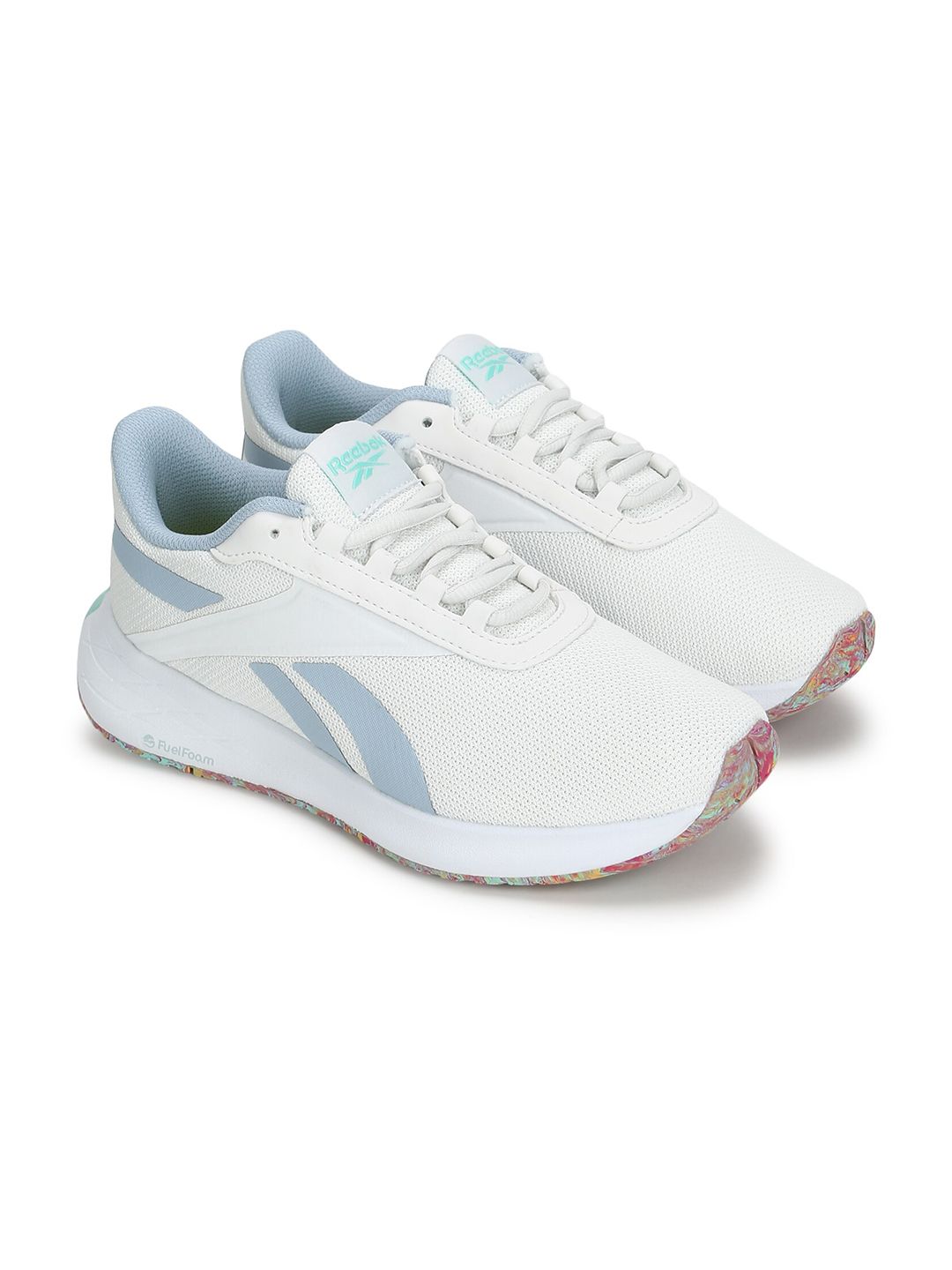 Reebok Women Grey & Blue Mesh Running Shoes Price in India