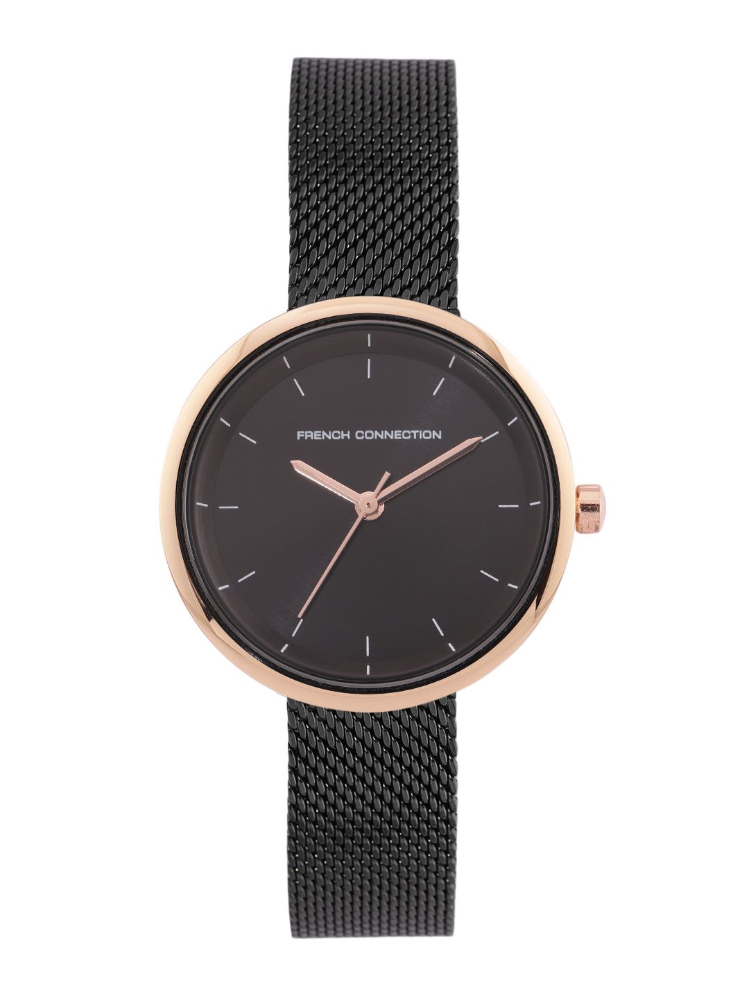 French Connection Women Black Analogue Watch FCN00036F Price in India