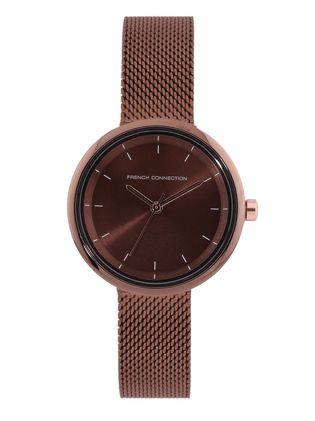 French Connection Women Brown Analogue Watch FCN00036B Price in India