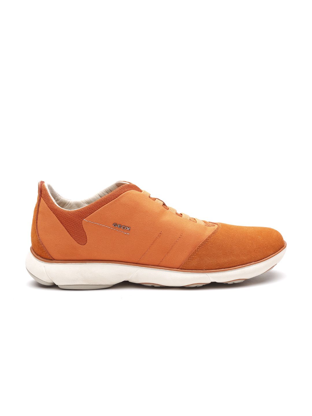Geox Respira Burnt Orange Suede/Canvas Slip-Ons W/ Rope Midsoles Men\'s Size 9 Geox Red Suede Mesh Trainers Y2K Sporty Sneakers Gorpcore  main image 4