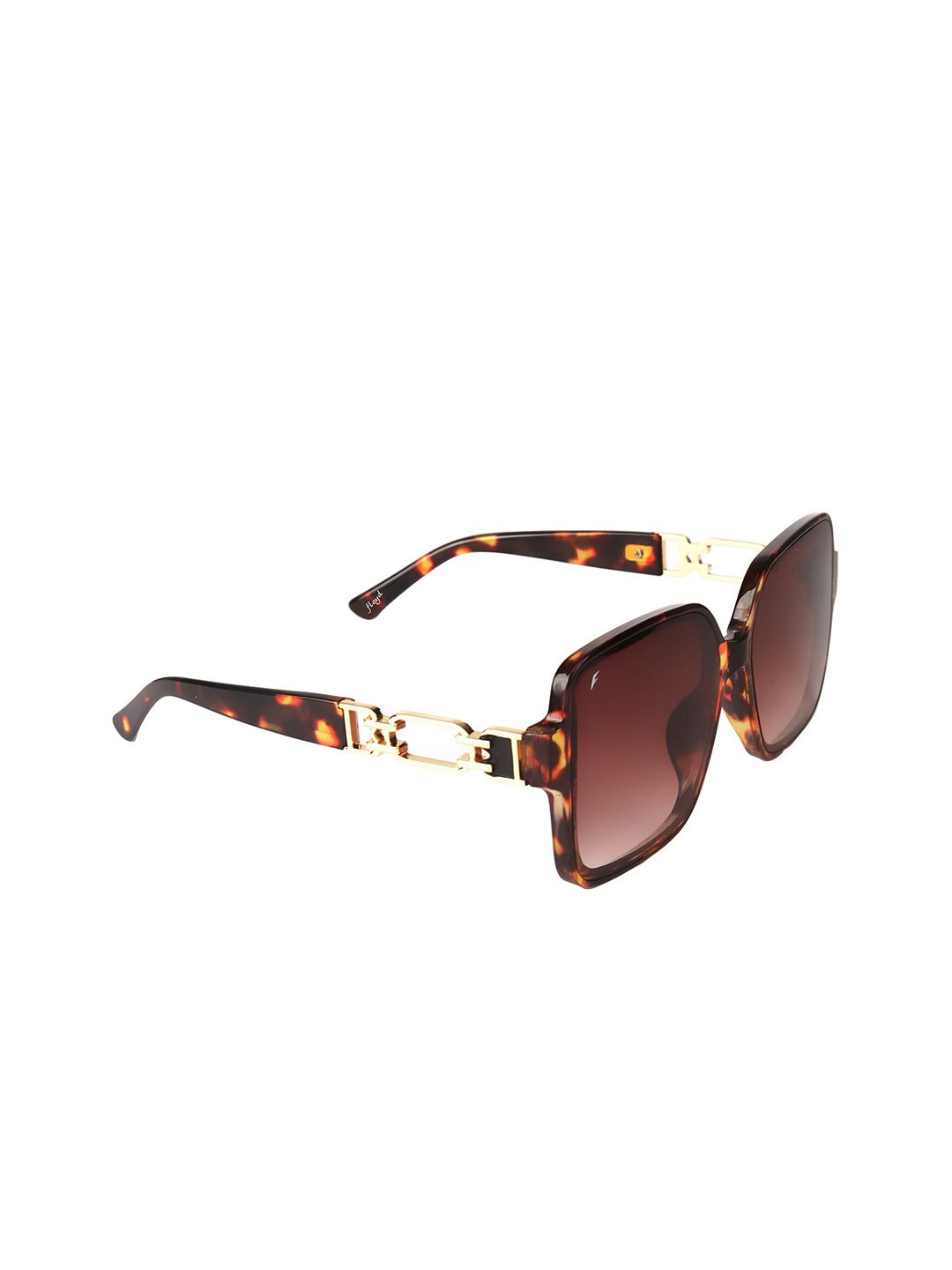 Floyd Unisex Brown Lens & Brown Square Sunglasses with UV Protected Lens 88893 Price in India