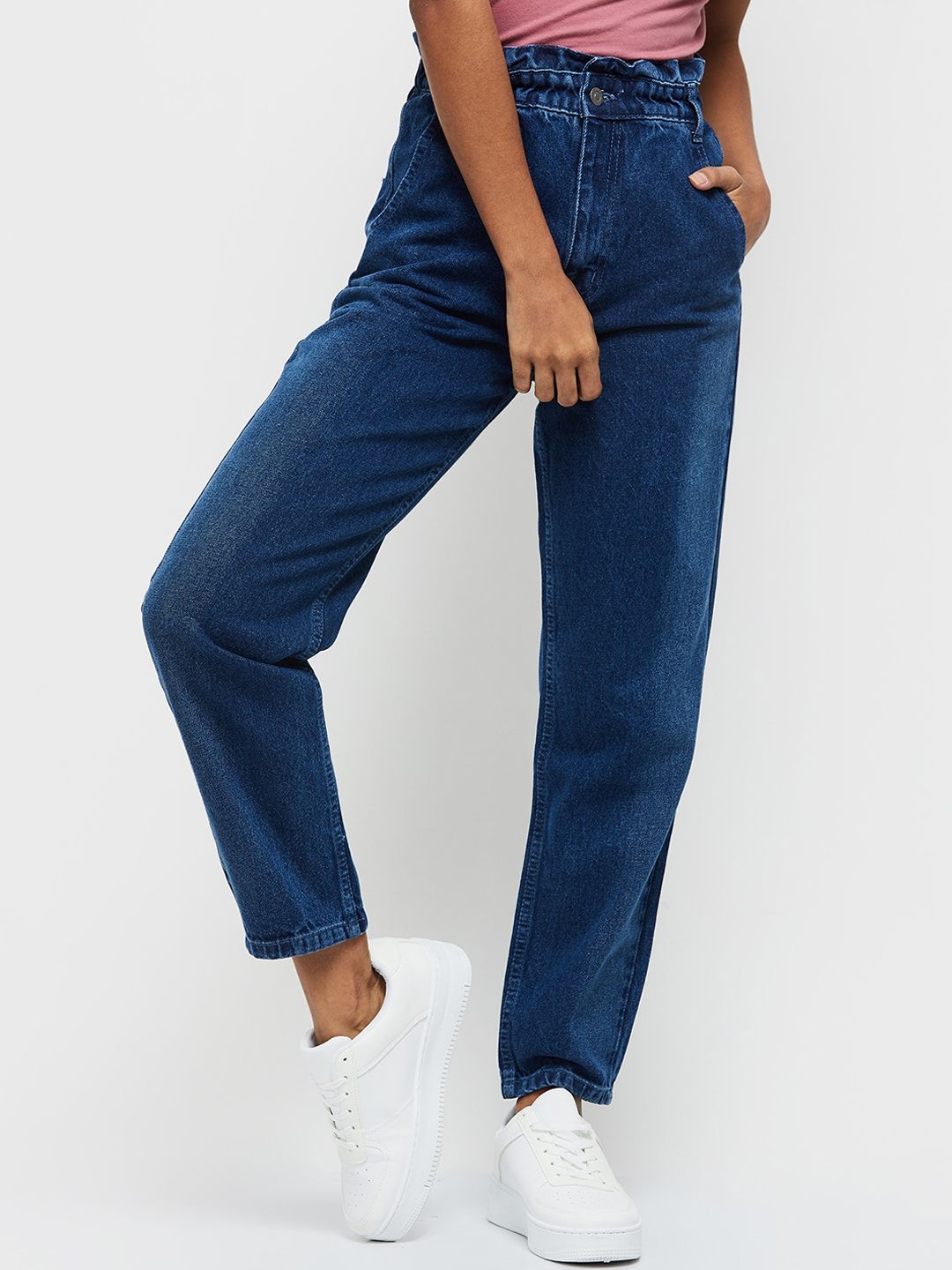 max Women Blue Jeans Price in India