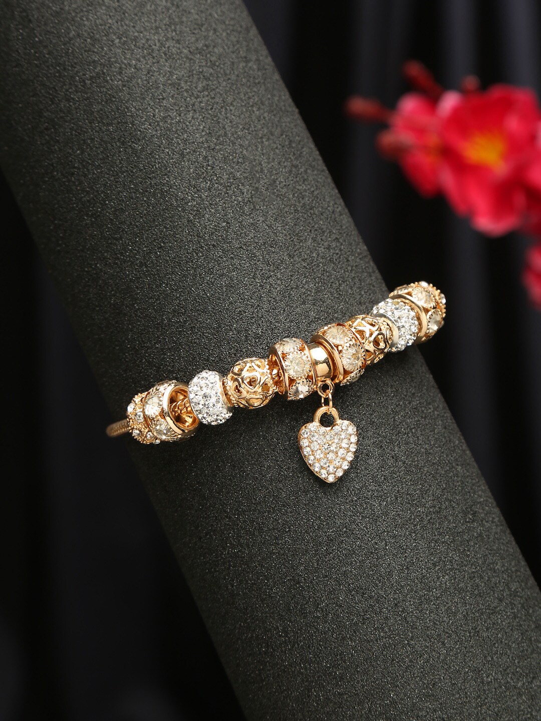 YouBella Women Gold Bracelet Price in India