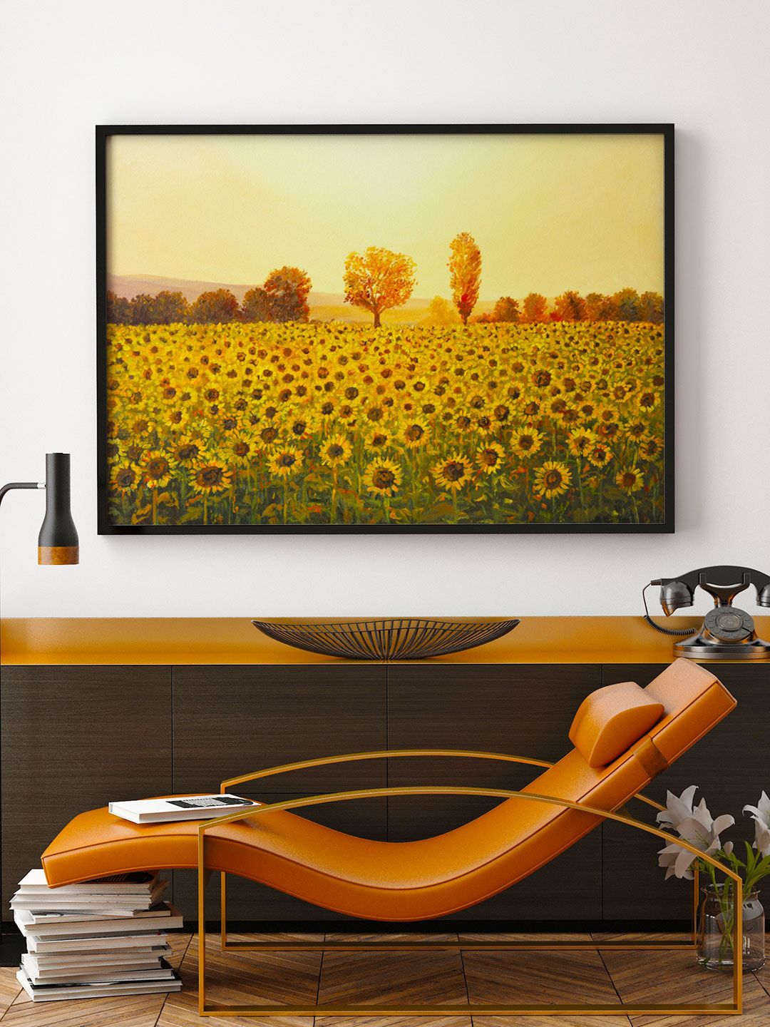 ARTSPACE Yellow Memories of The Summer Canvas Painting Price in India