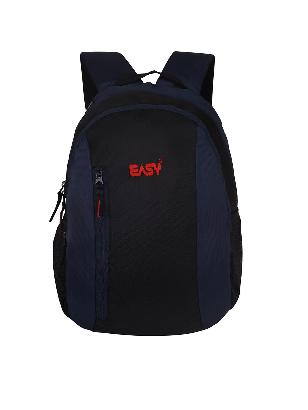 EASY Unisex Blue & Black Backpack with Compression Straps Price in India