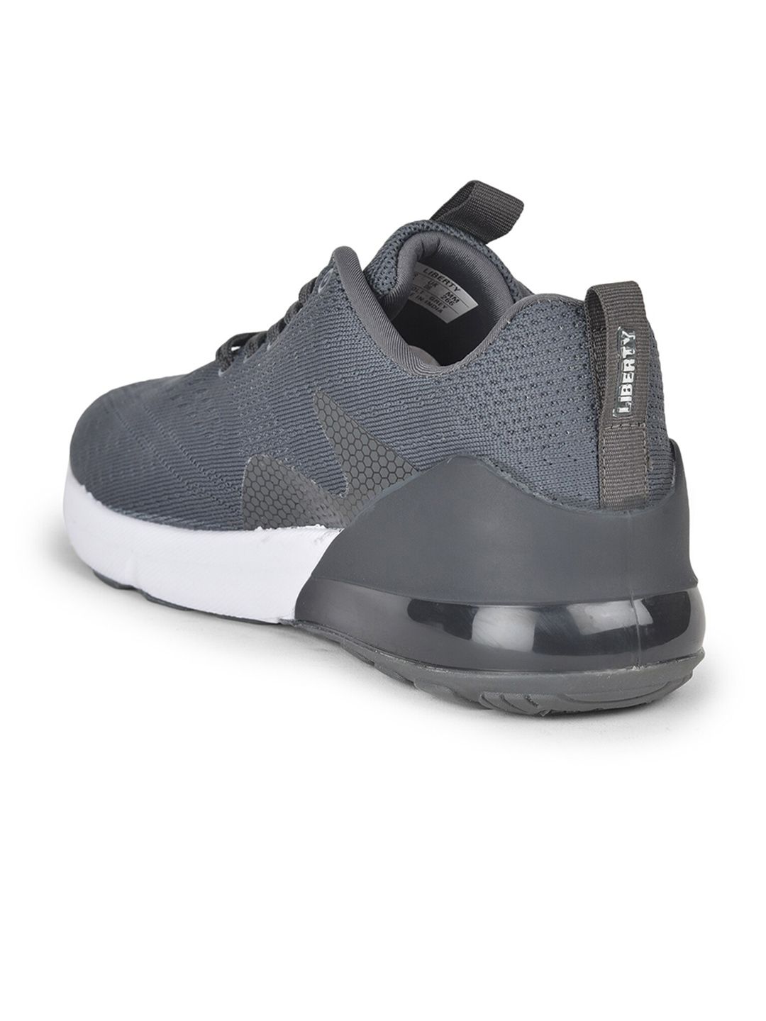 Liberty Men Grey Mesh Running Shoes