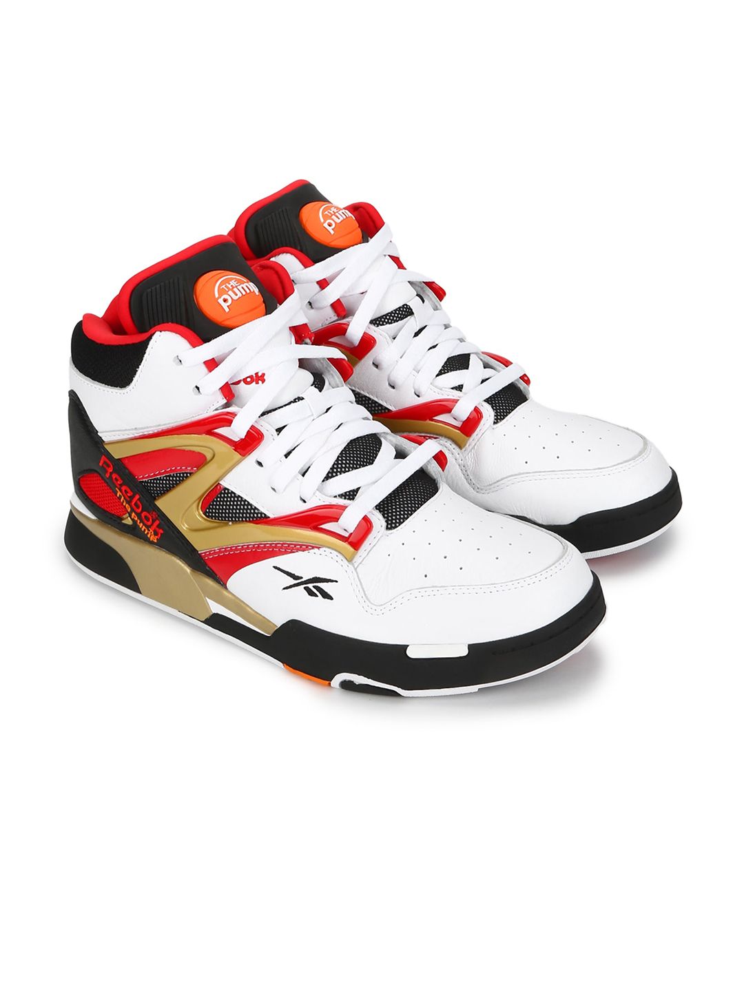Buy Reebok Classic Men White & Red PUMP OMNI ZONE II Sneakers