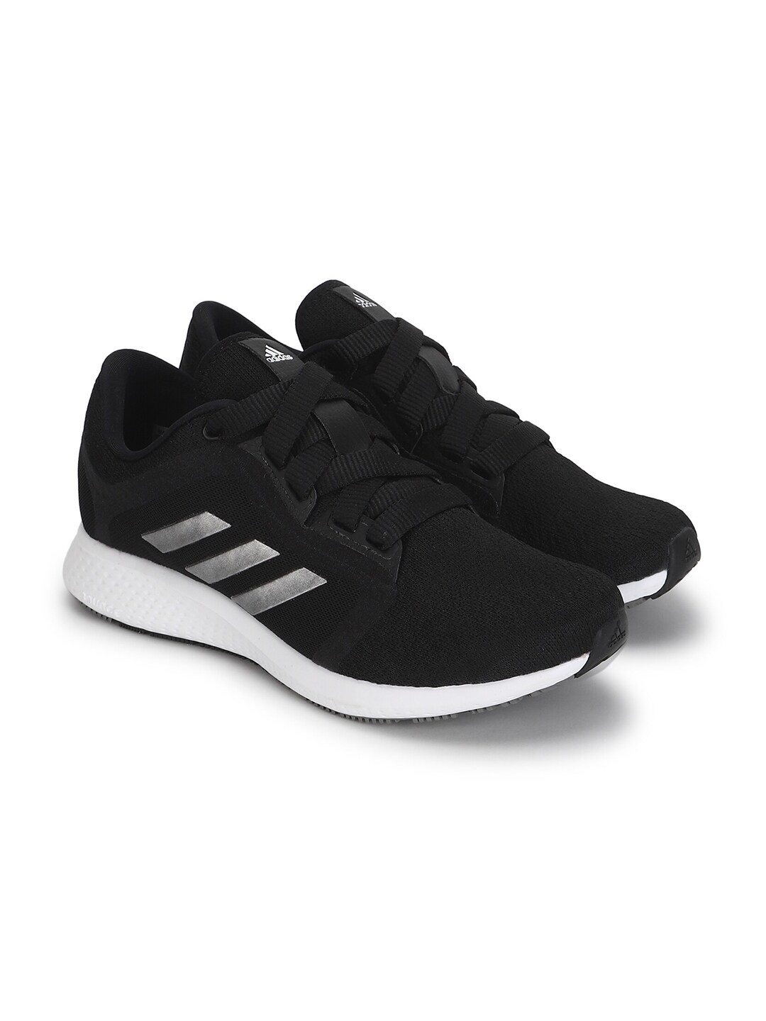 ADIDAS Women Black Textile Running Shoes Price in India