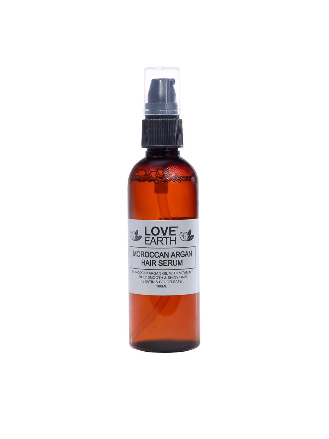 LOVE EARTH Moroccan Argan Hair Serum with Vitamin E for Silky Smooth & Shiny Hair - 100ml Price in India