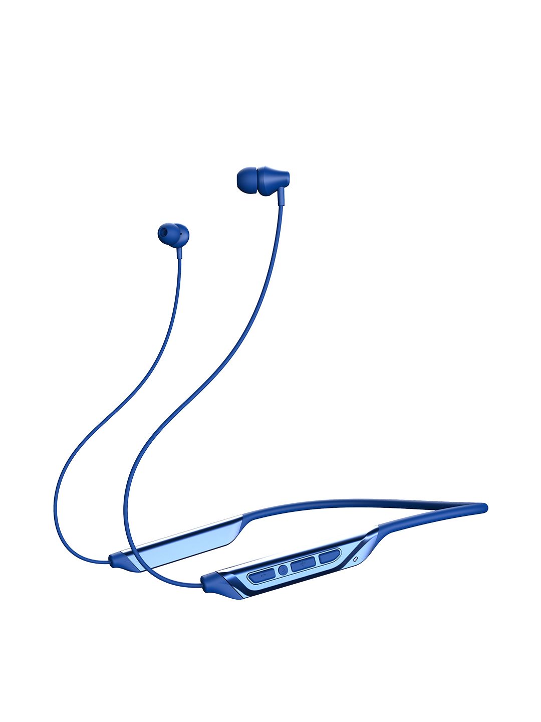 boAt Rockerz 375 M Wireless Bluetooth in Ear Neckband Headphone with Mic - Bold Blue Price in India
