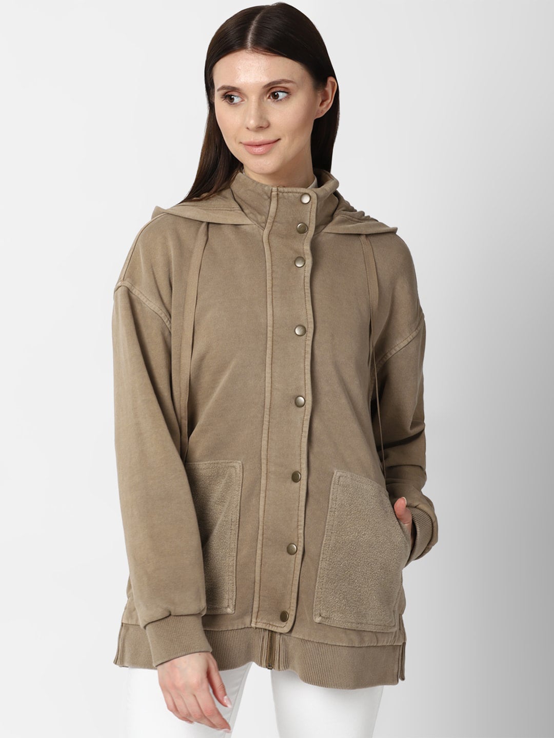 FOREVER 21 Women Brown Tailored Jacket Price in India