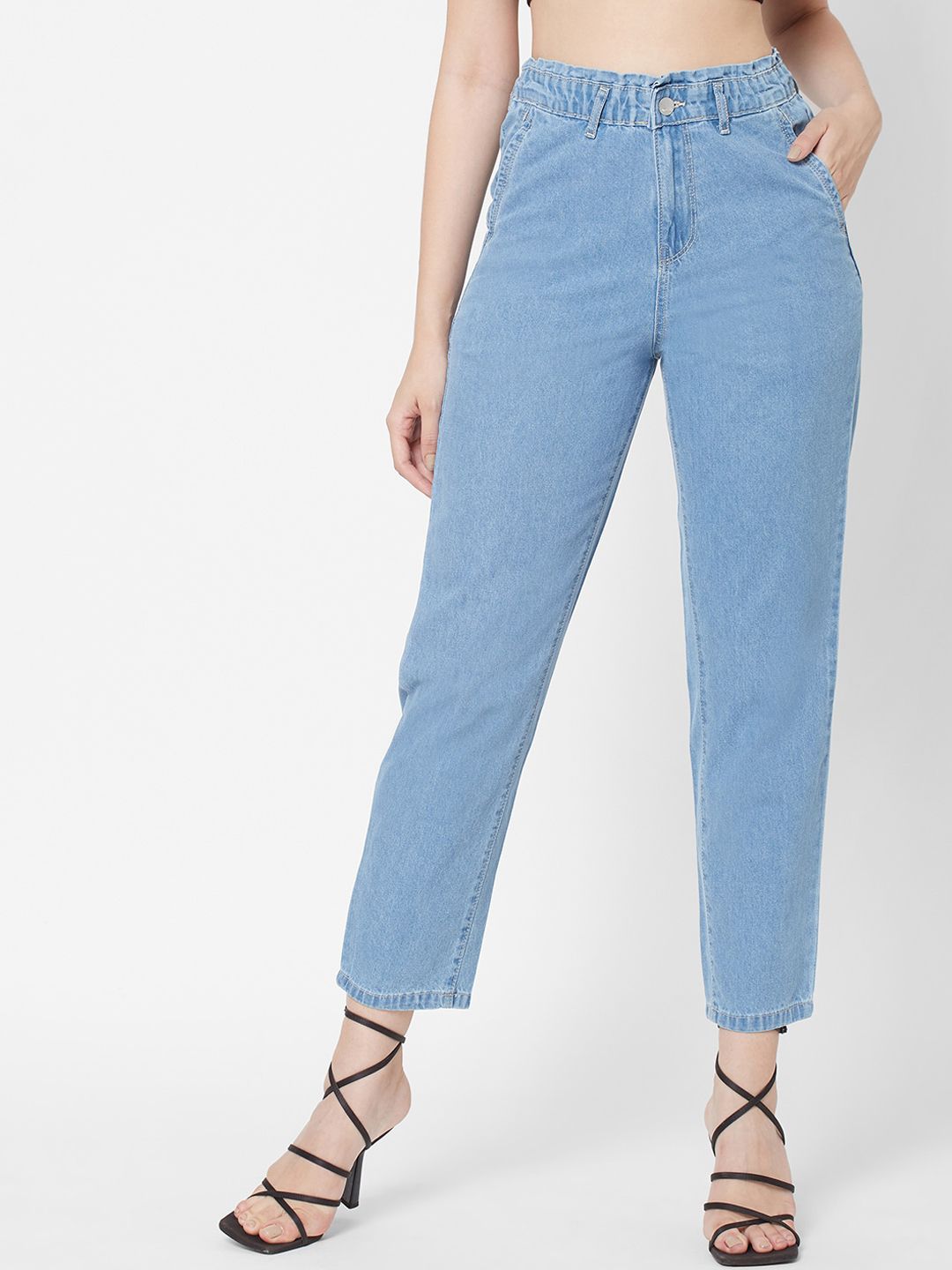 Kraus Jeans Women Blue High-Rise Jeans Price in India