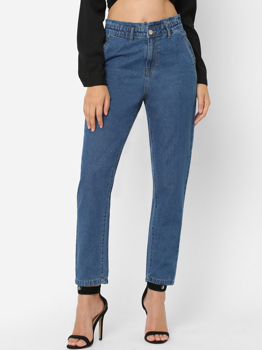 Kraus Jeans Women Blue High-Rise Jeans Price in India