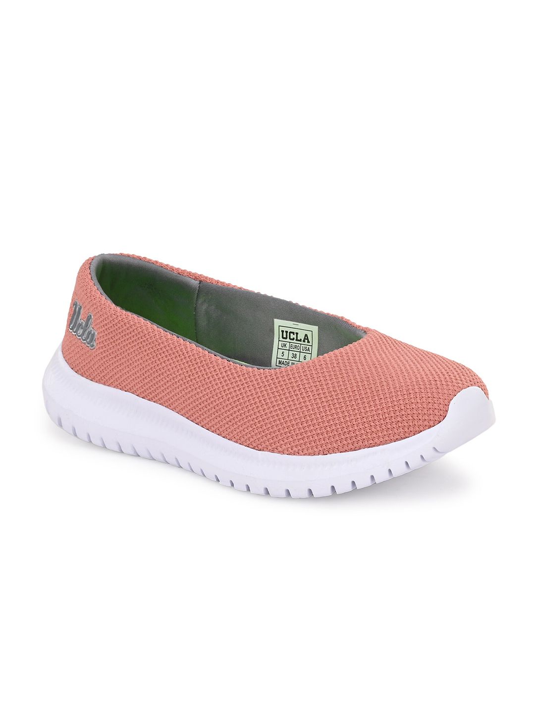 UCLA Women Pink Mesh Walking Non-Marking Shoes Price in India