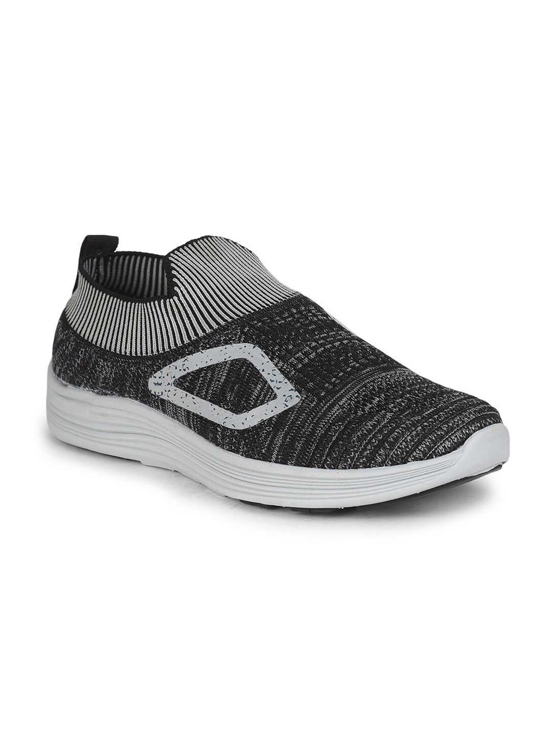 Liberty Women Black Mesh Walking Non-Marking Shoes Price in India