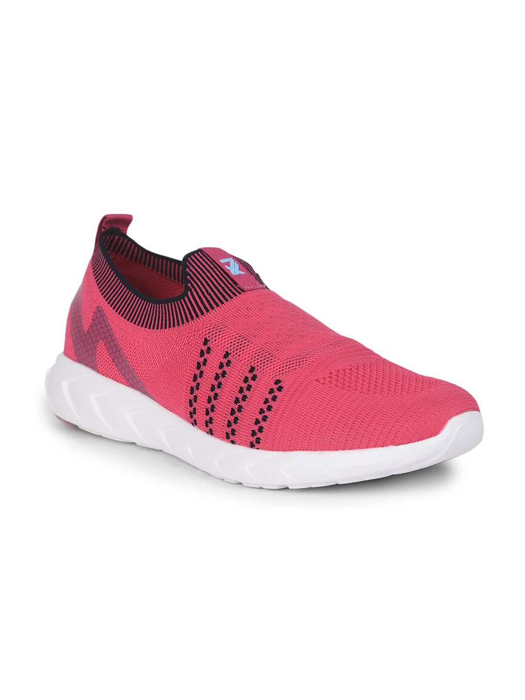 Liberty Women Pink Mesh Walking Non-Marking Shoes Price in India