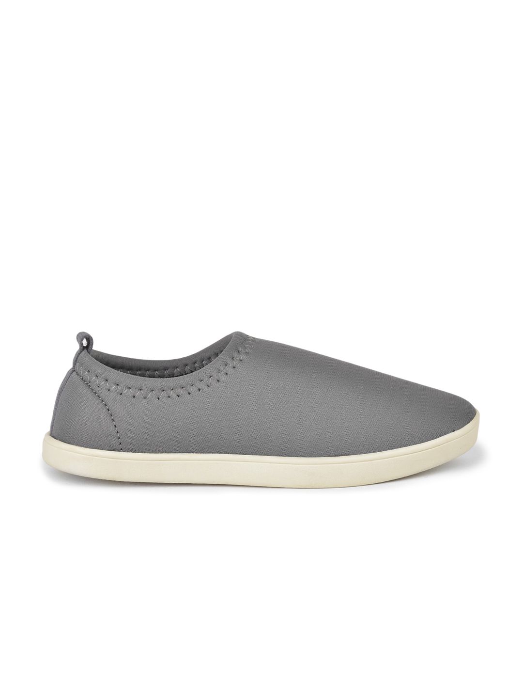 Liberty Women Grey Slip-On Sneakers Price in India