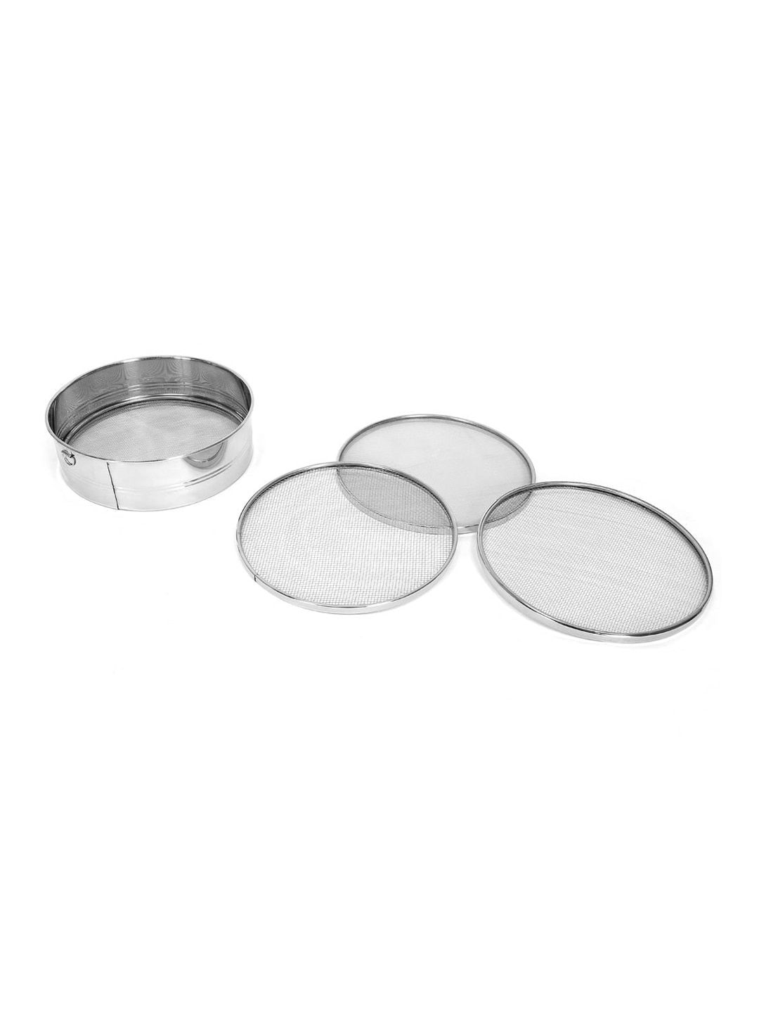 Athome by Nilkamal Grey Stainless Steel Inter-Changeable Strainer Price in India