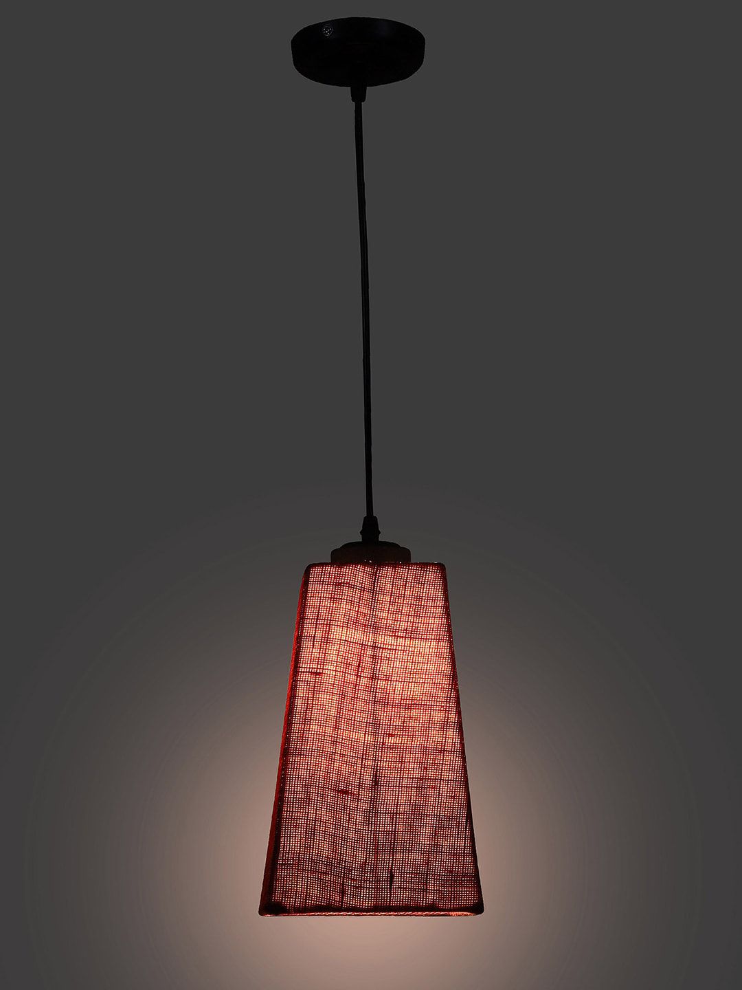 Devansh Pink Pyramid Hanging Lamp Price in India