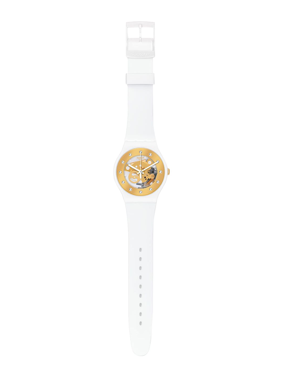 Swatch Unisex Embellished Dial & Straps Analogue Watch SUOZ148 Price in India