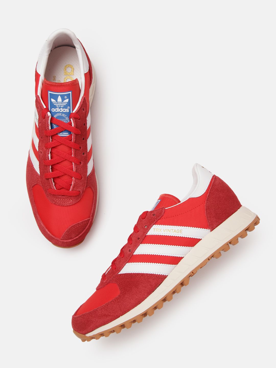 Buy ADIDAS Originals Men Red Solid TRX Vintage Sneakers - Casual