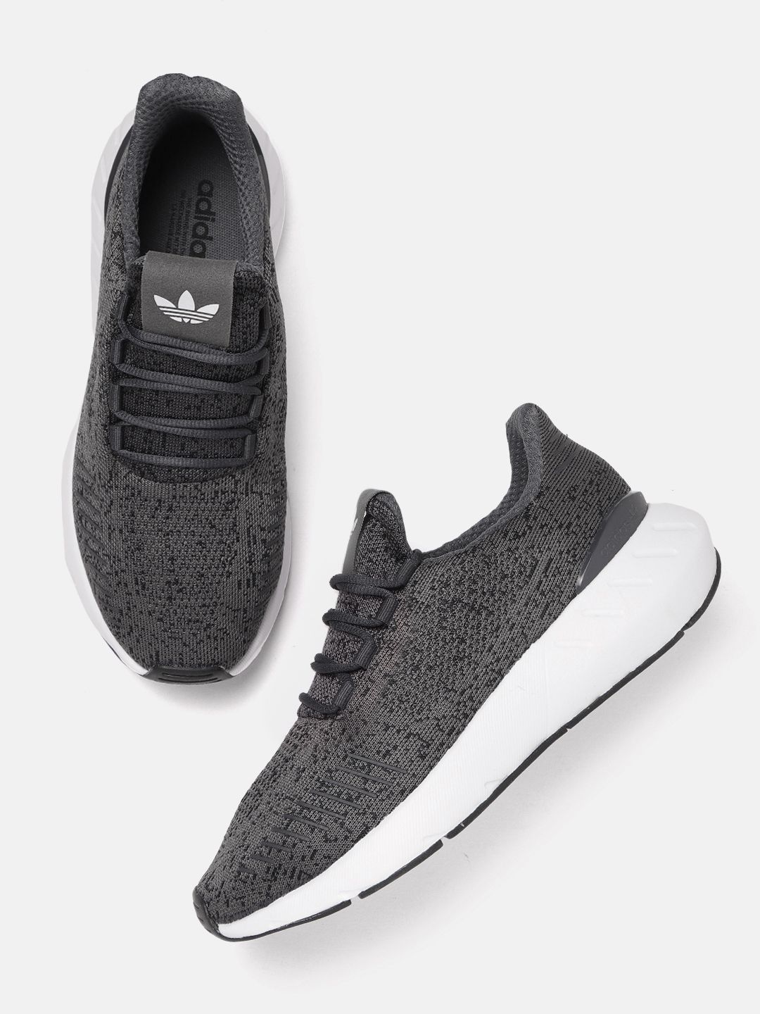 grey adidas swift run mens
