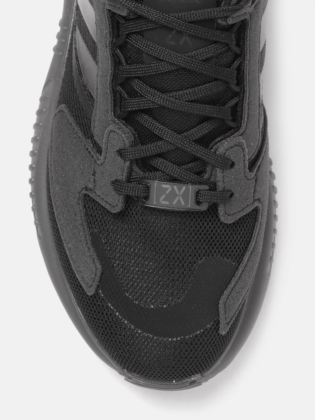 Buy ADIDAS Originals Men Black Woven Design ZX 5K Boost Sneakers